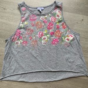 Delia's A-Line Cropped Vintage Swing Cropped Tank Jrs Large